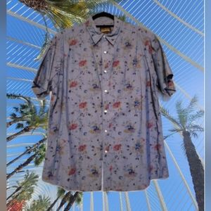 Cremieux SS pearl snap shirt